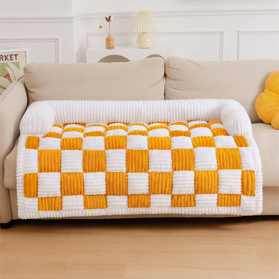 Tapis pour lit de chien – Coussin doux antidérapant pour animal de compagnie