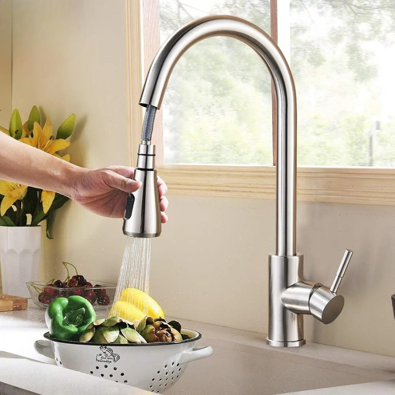 FlexiStream - Pull-Out Kitchen Faucet with Flexible Spray