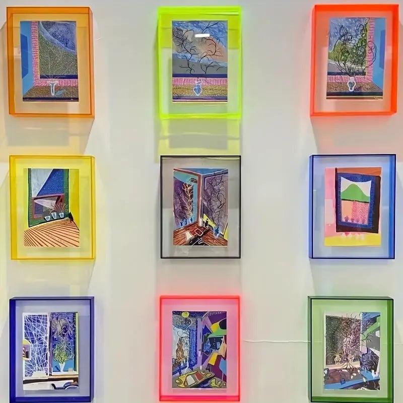 Arte da parete cornice fotografica moderna in acrilico