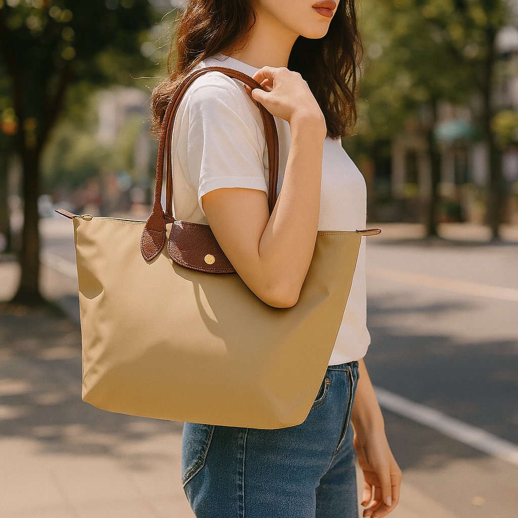 Grand sac fourre-tout de voyage pour femme à bandoulière | Sac à main