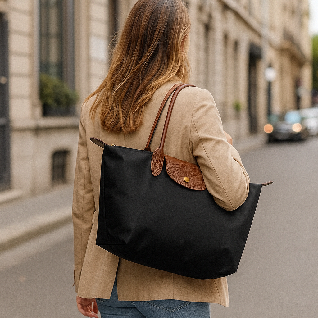 Grand sac fourre-tout de voyage pour femme à bandoulière | Sac à main