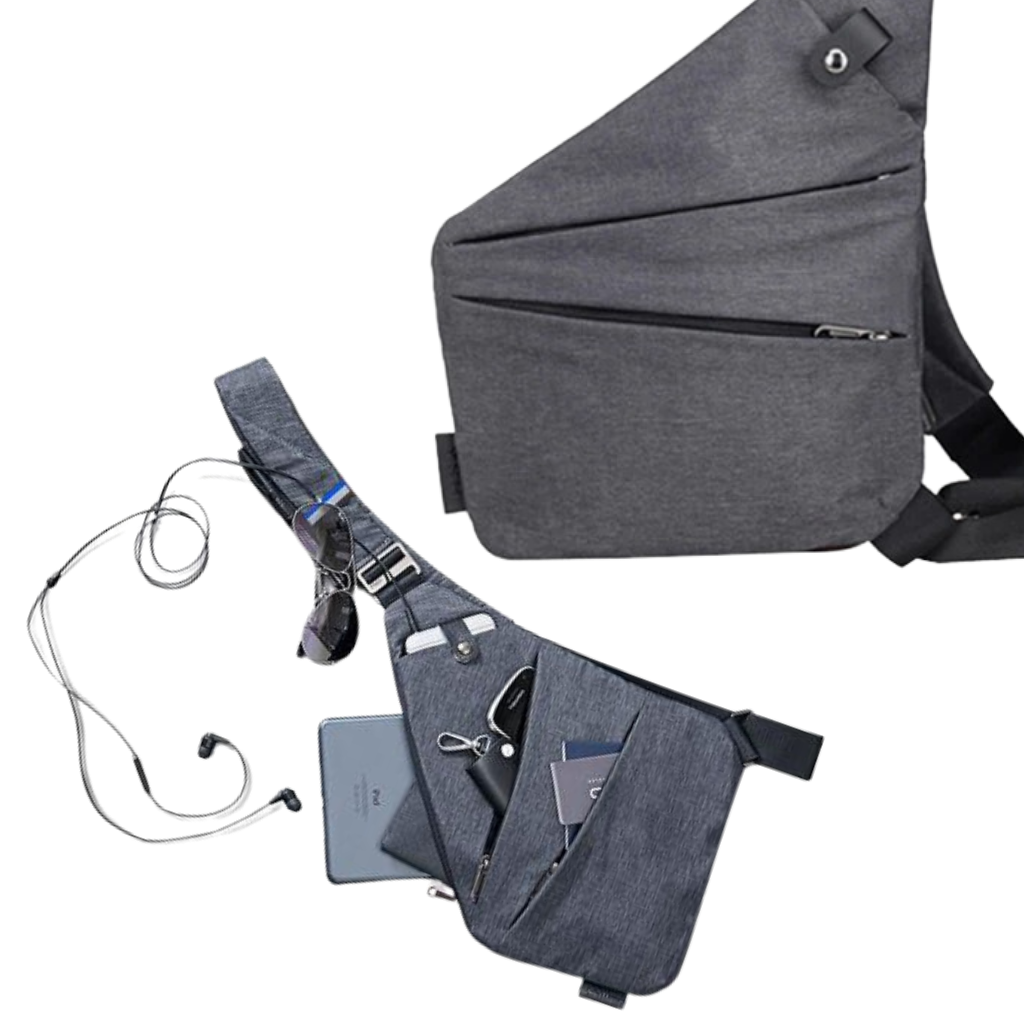 Crossbody vandtæt skuldertaske med rem