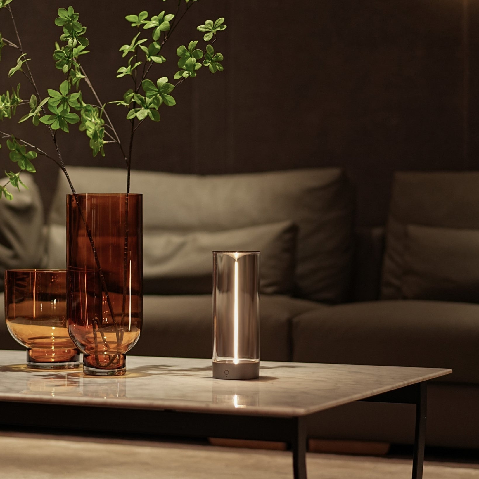 LED bordlampe minimalistisk genopladeligt lys