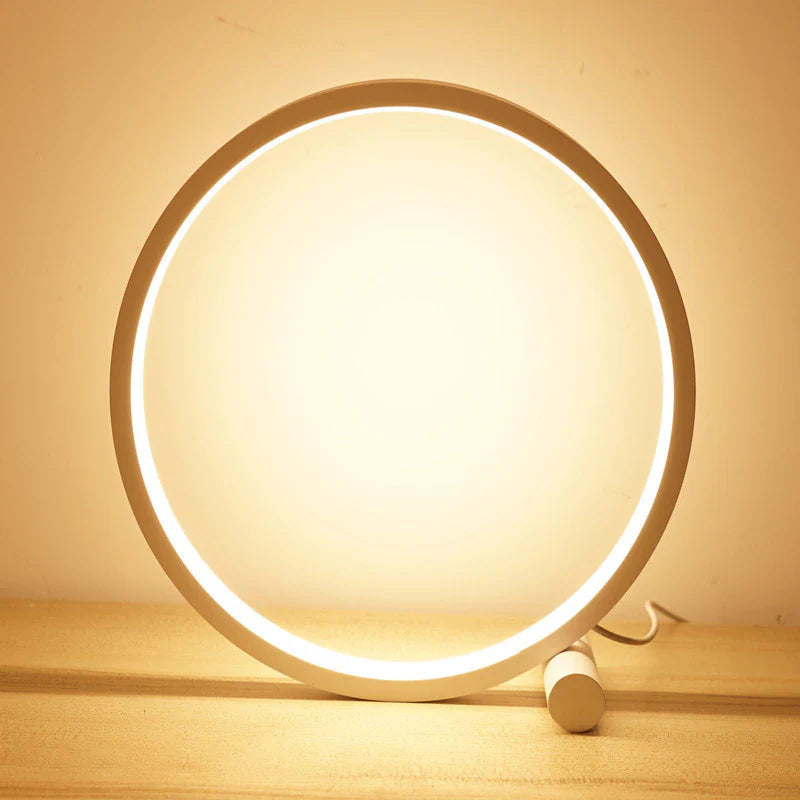 LED bordlampe ring dæmpbar sengelampe