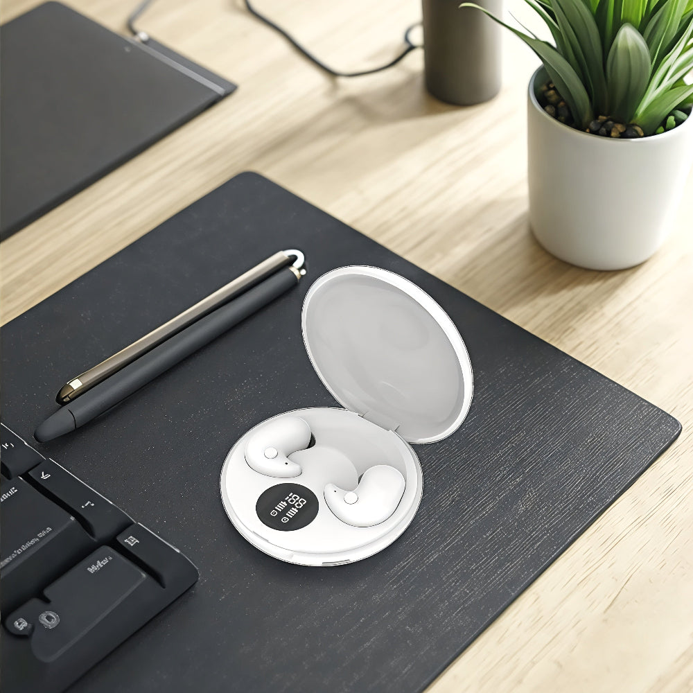 Bluetooth sluchátka Bezdrátová sluchátka do uší Sluchátka do uší s nabíjecím pouzdrem