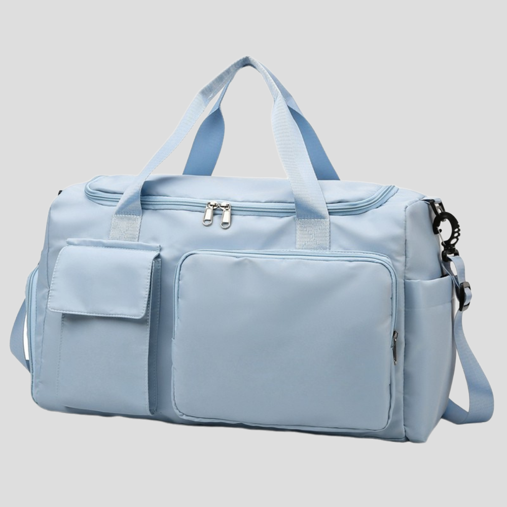 Waterproof Travel Duffel Bag | Large Gym Luggage Shoe Compartment
