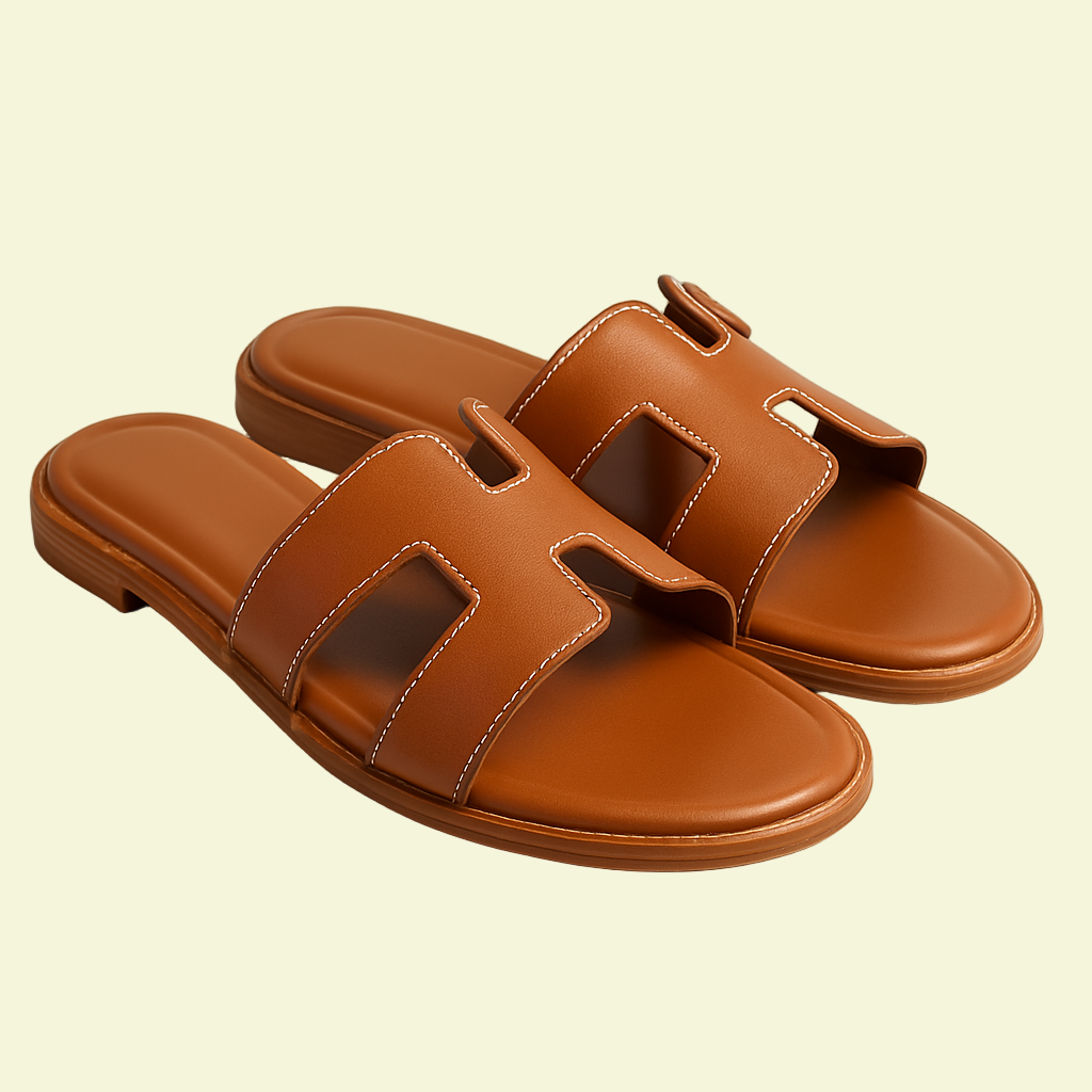 Sandales plates à enfiler pour femmes | Chaussures d'été confortables à large largeur