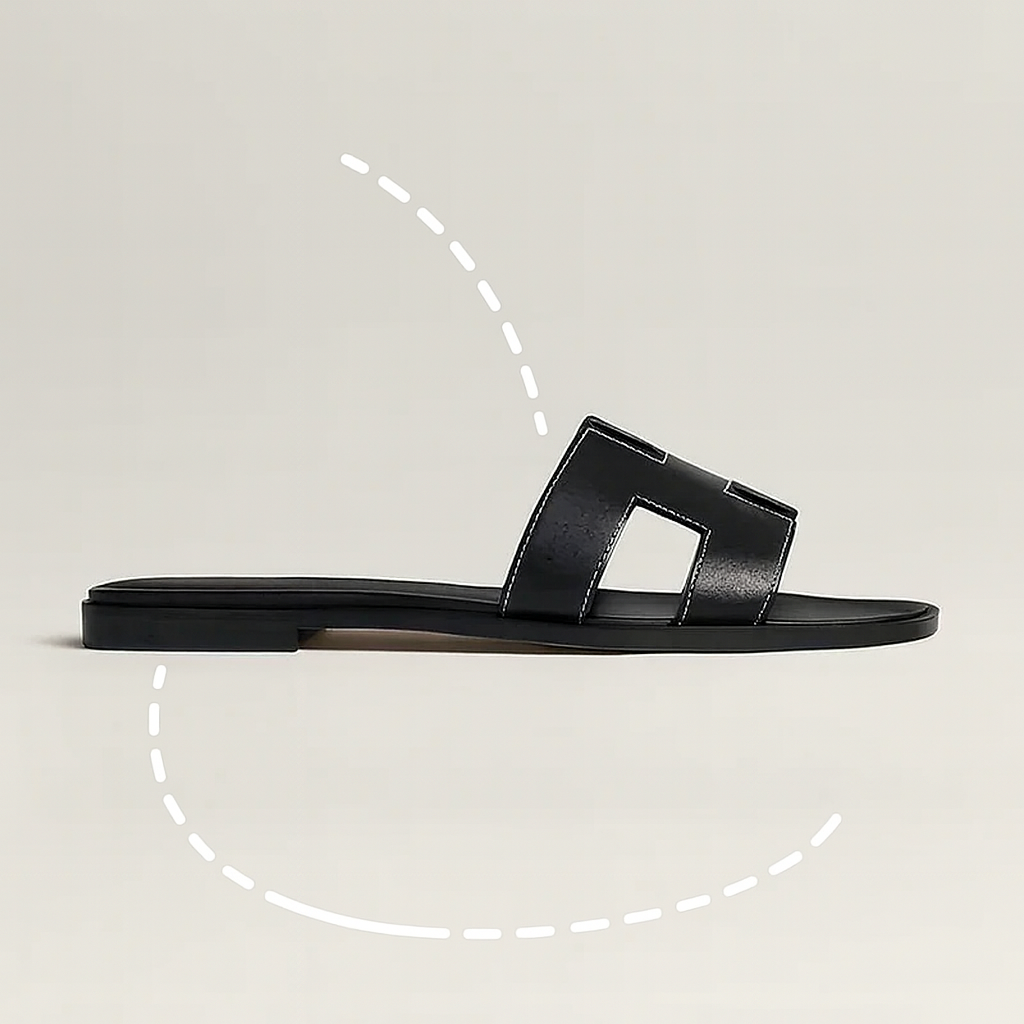 Sandales plates à enfiler pour femmes | Chaussures d'été confortables à large largeur