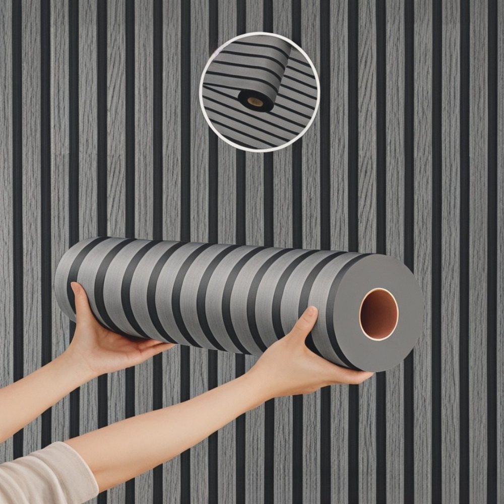 Wood Wall Panels Self Adhesive Wallpaper Waterproof PVC Decor