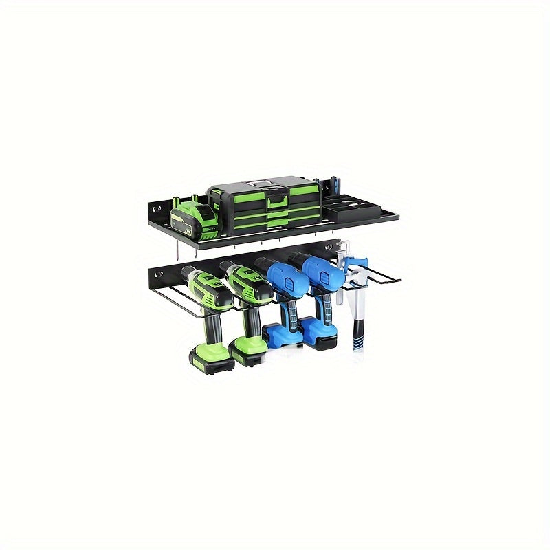 Étagère de rangement murale en métal pour outils