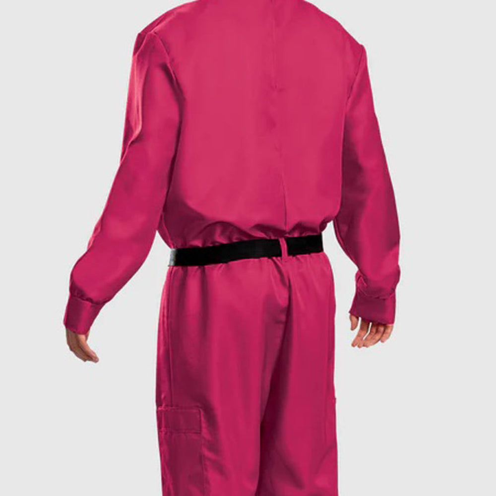 Adult Soldier Cosplay Costume Triangle Guard Jumpsuit with Mask - Image 5