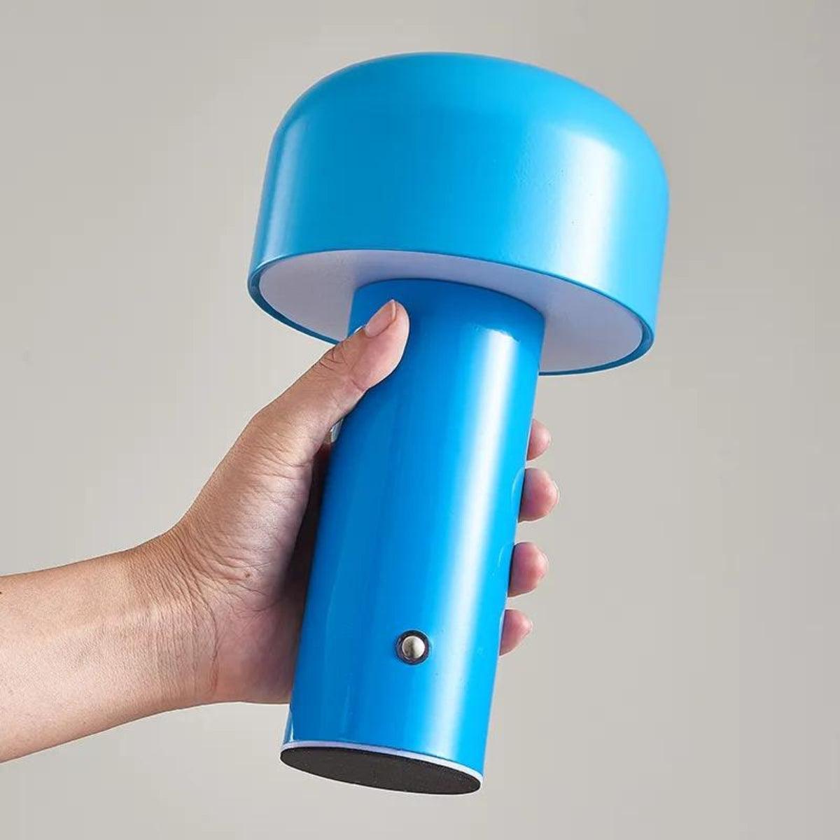 Mini lampe LED champignon | Luminosité réglable et design coloré pour bureau ou table de chevet
