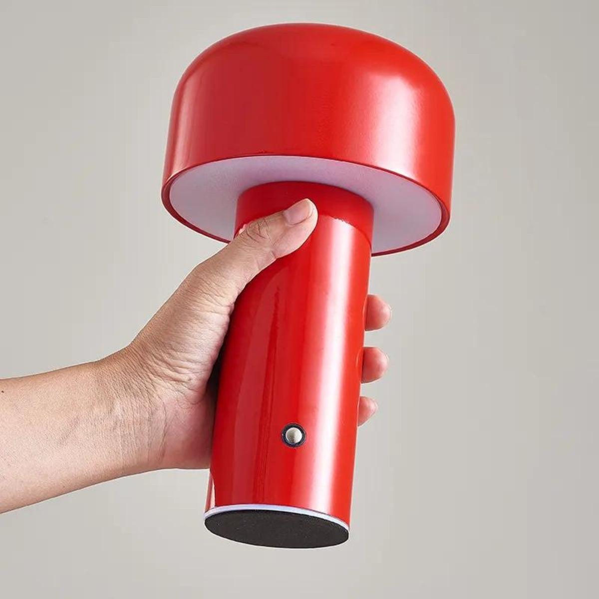 Mini lampe LED champignon | Luminosité réglable et design coloré pour bureau ou table de chevet