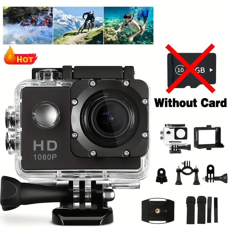 Akční kamera s HD videem a širokoúhlým objektivem