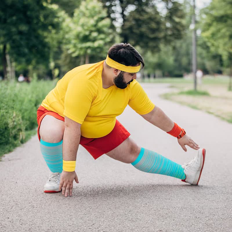 Unisex podkolenky s kompresí | Sportovní ponožky s podporou klenby