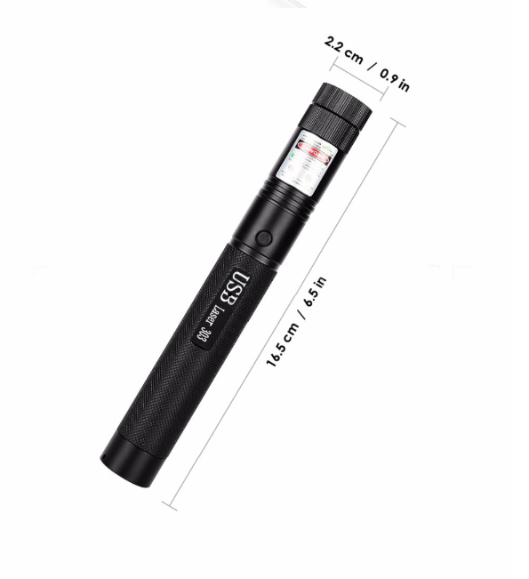 Long-Range Rechargeable Laser Pointer for Outdoor Use