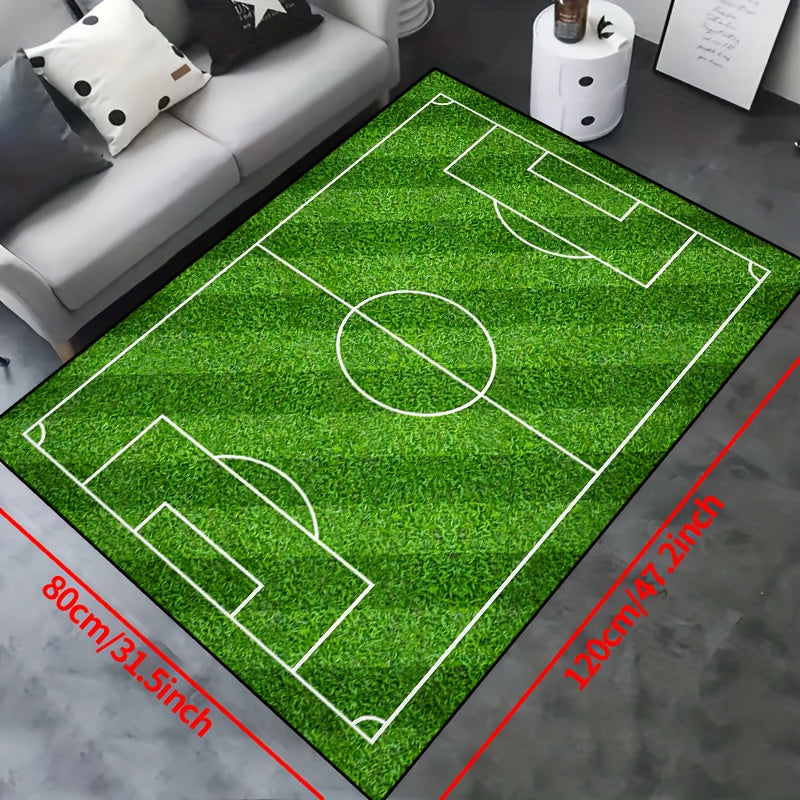SoccerPlay | Tapis lavable antidérapant pour salon et chambre à coucher
