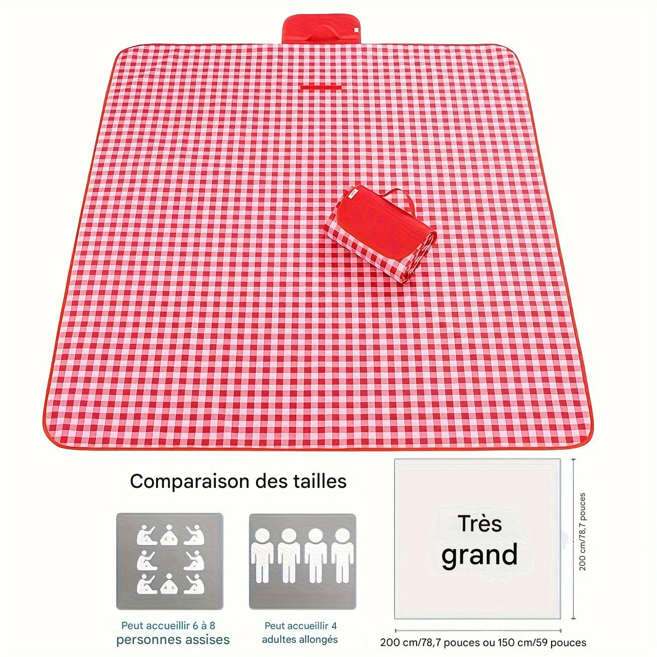 Picnic tæppe vandtæt udendørs måtte