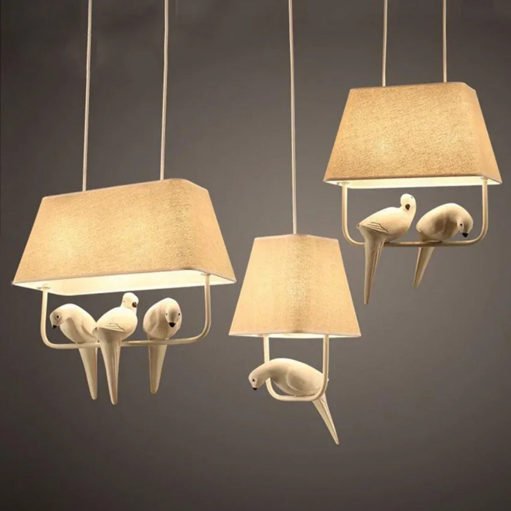 Lampes de plafond Nest - Lampe suspendue en rotin style scandinave pour décoration de salon et salle à manger