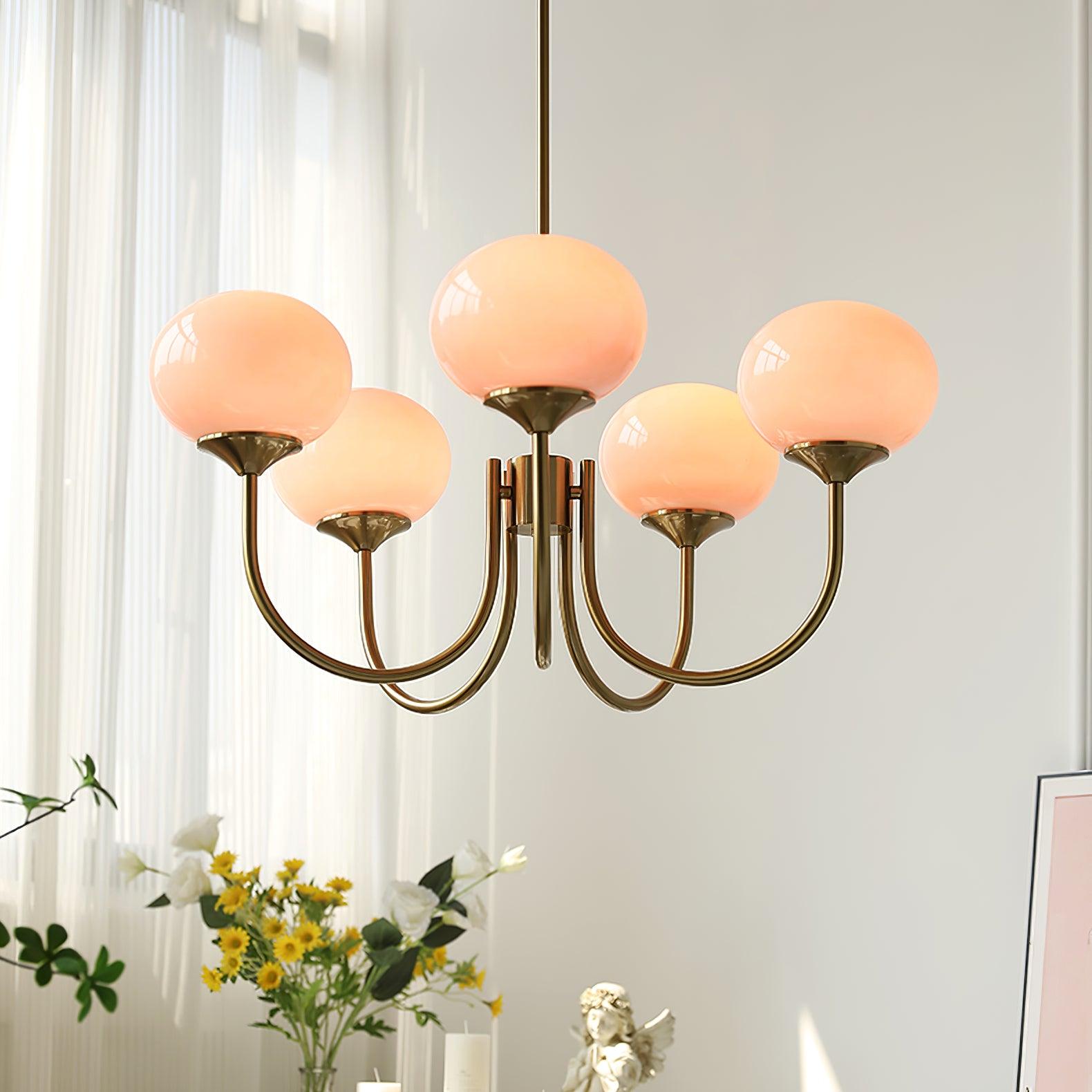Stropní svítidlo moderní mosazný lustr lampa