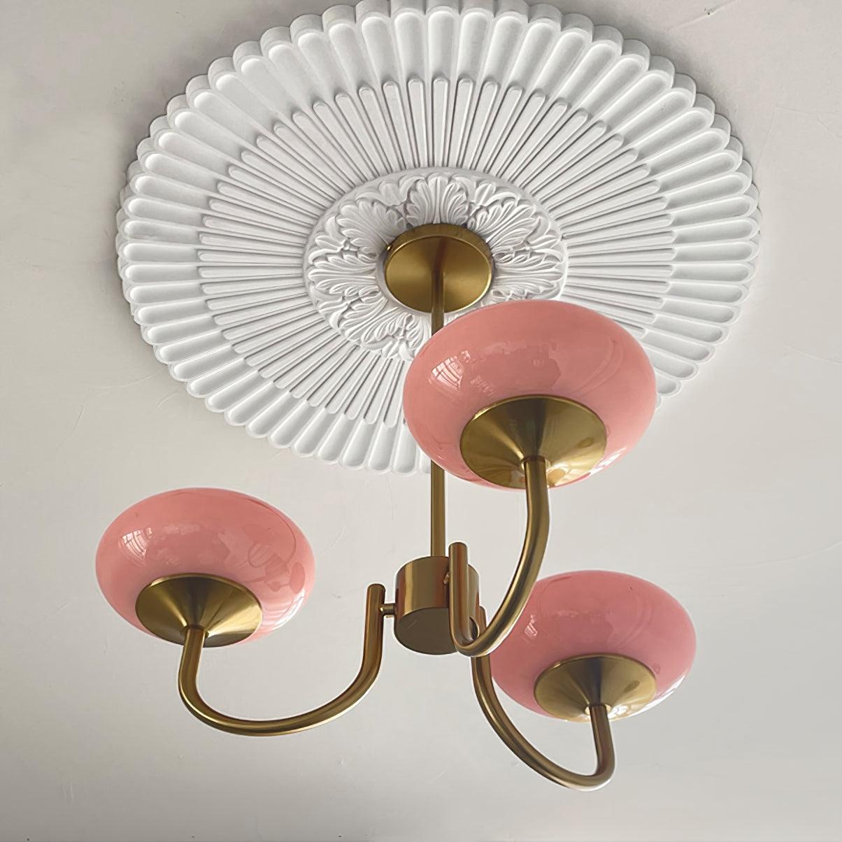 Stropní svítidlo moderní mosazný lustr lampa