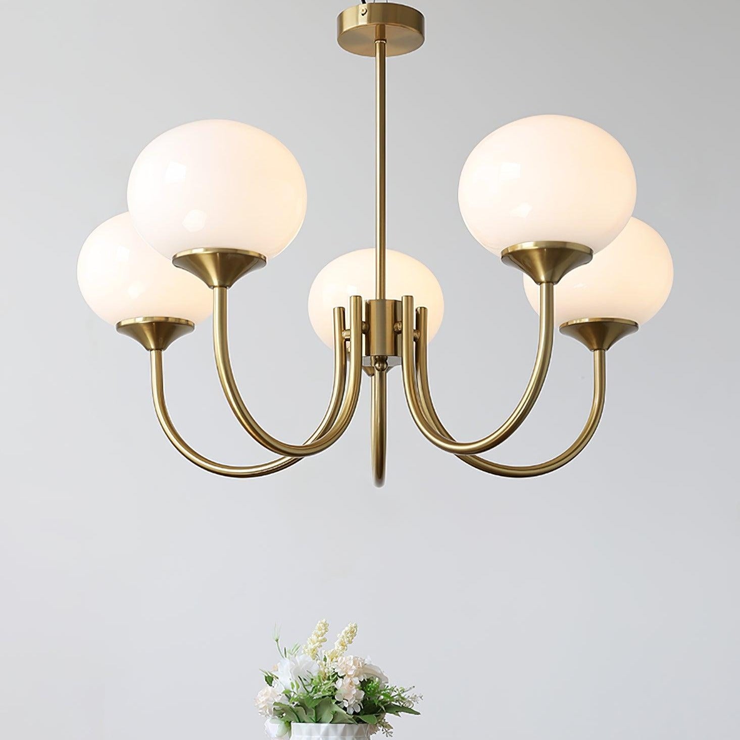 Stropní svítidlo moderní mosazný lustr lampa