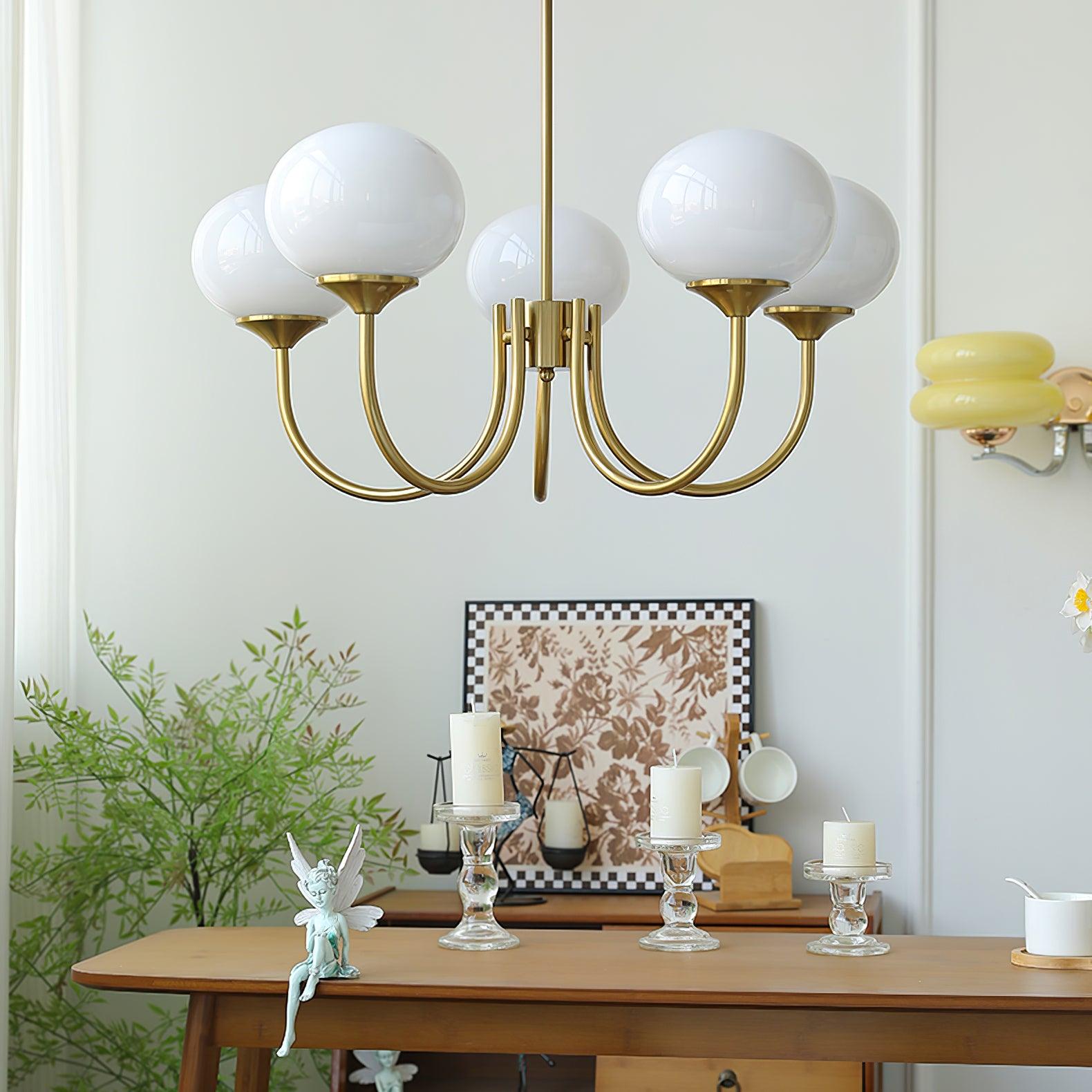 Stropní svítidlo moderní mosazný lustr lampa