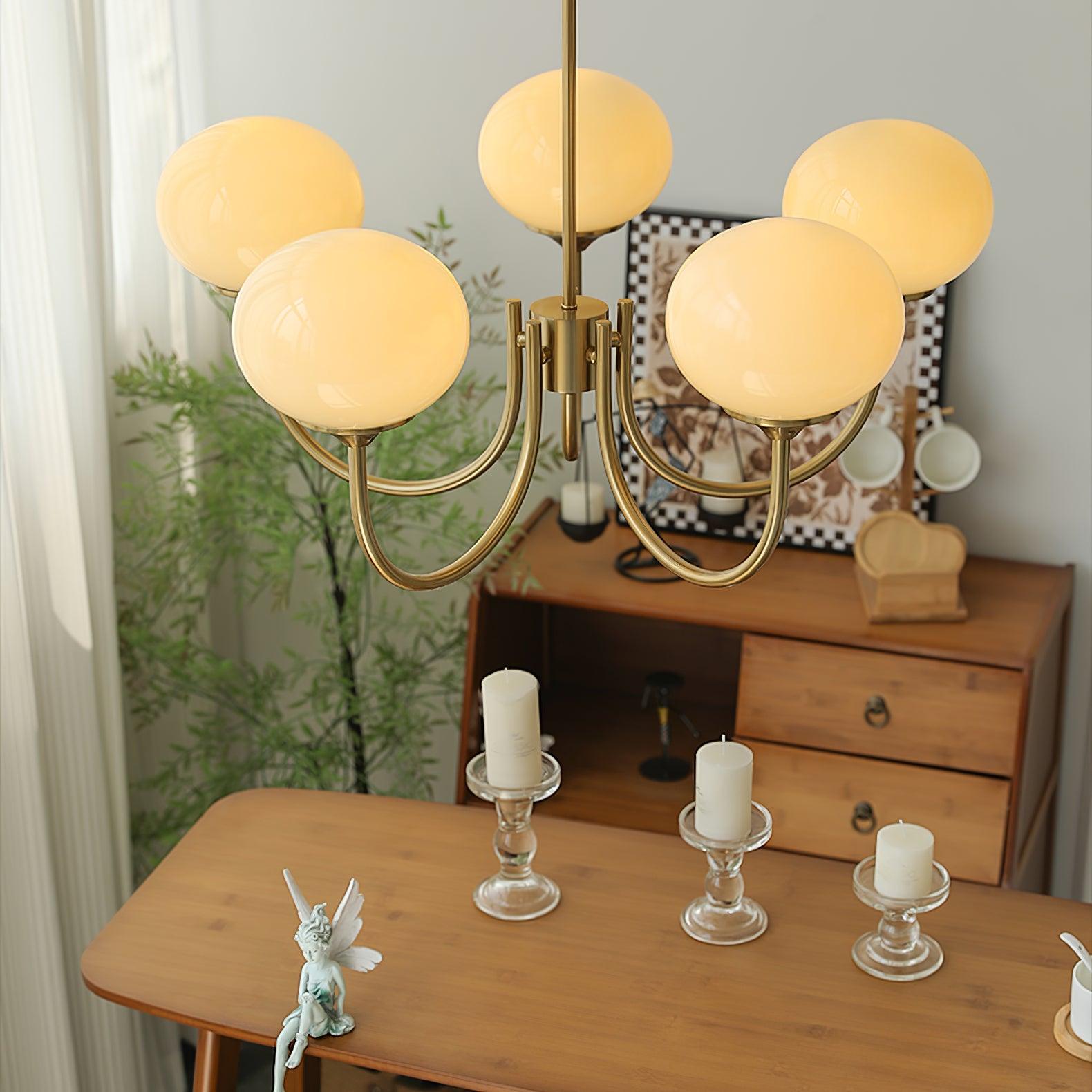 Stropní svítidlo moderní mosazný lustr lampa