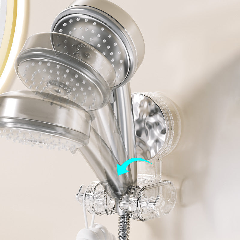Duschkopfhalter Verstellbar ABS Saugnapfhalterung