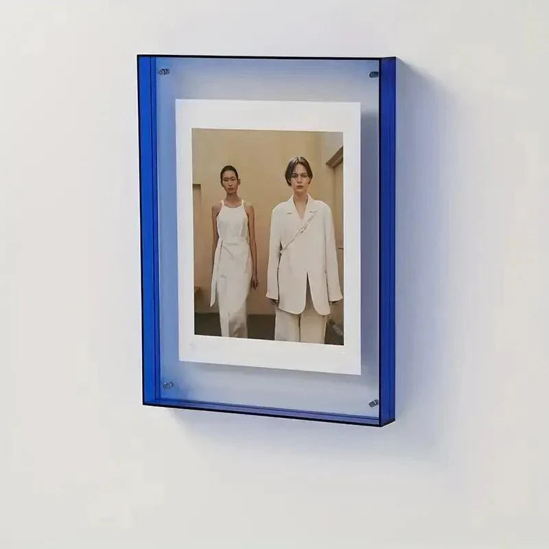Akrylový fotorámeček | Neonový minimalistický stolní displej