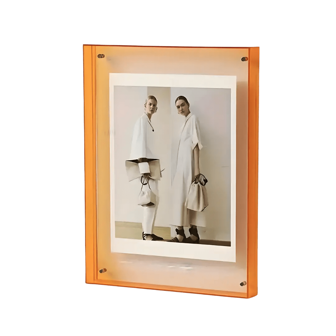 Akrylový fotorámeček | Neonový minimalistický stolní displej