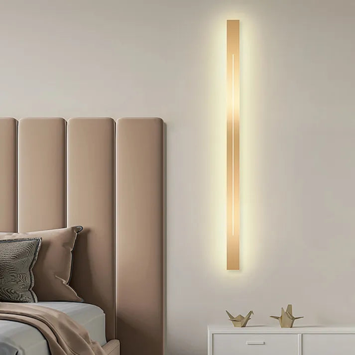 Applique murale LED | Applique intérieure verticale moderne noire