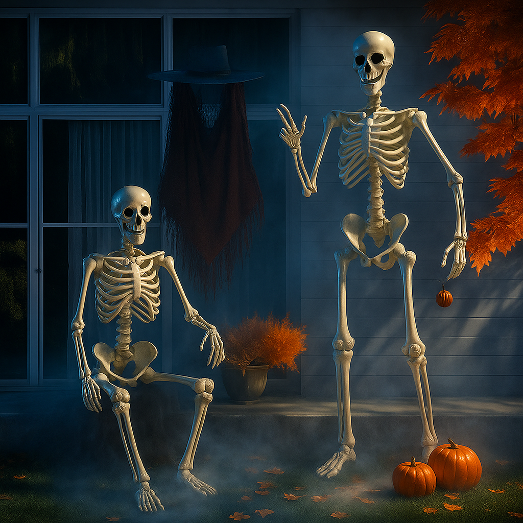 Halloween Giant Outdoor Skeleton Decoration - Image 3
