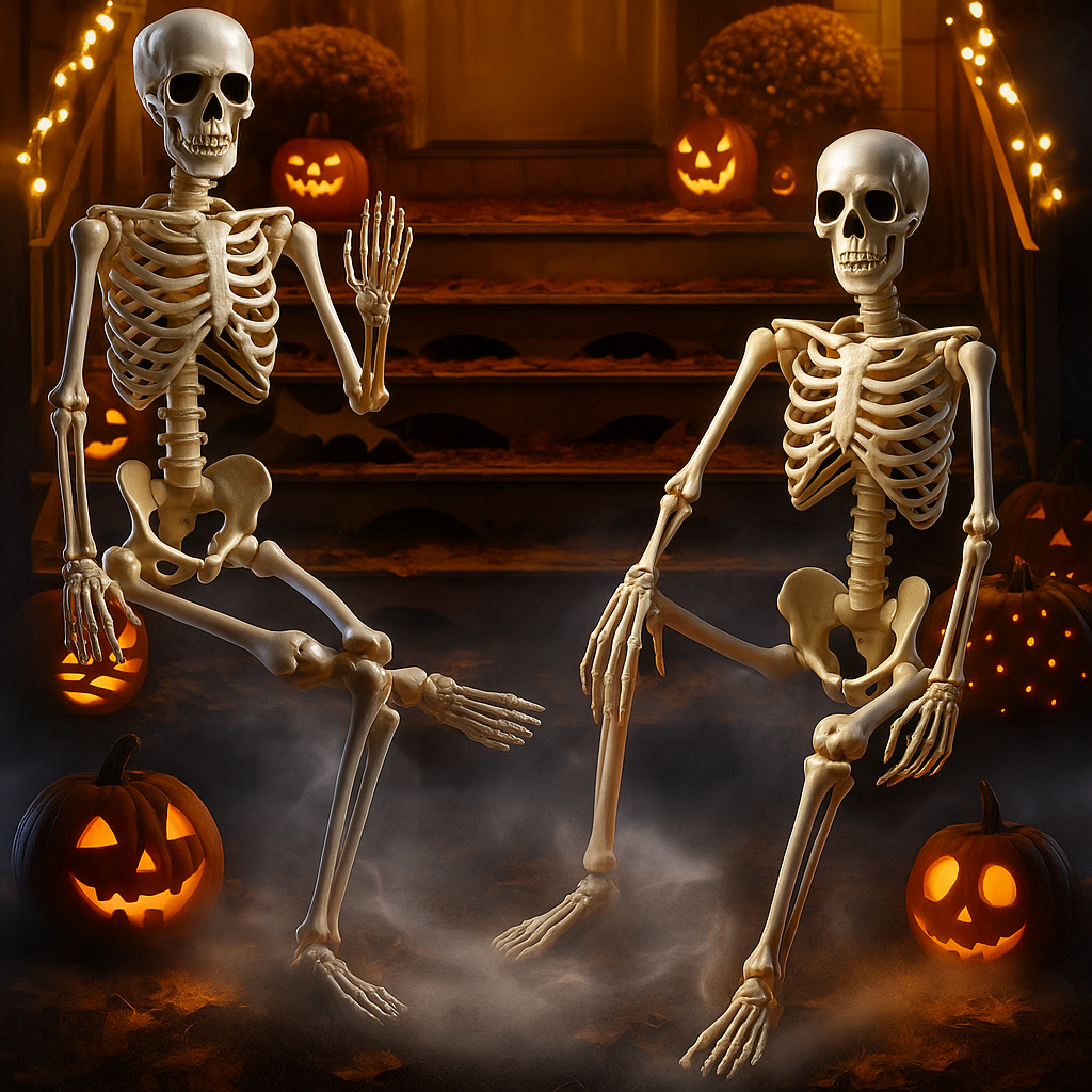 Halloween Giant Outdoor Skeleton Decoration - Image 4