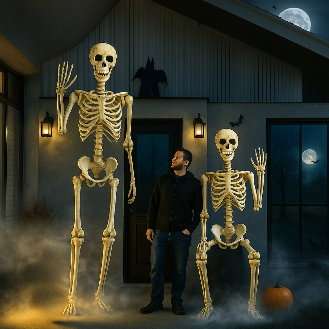 Halloween Giant Outdoor Skeleton Decoration - Image 5