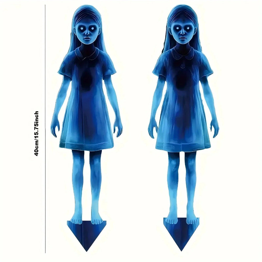 Halloween Little Girl Garden Post Outdoor Yard Decor - Image 5