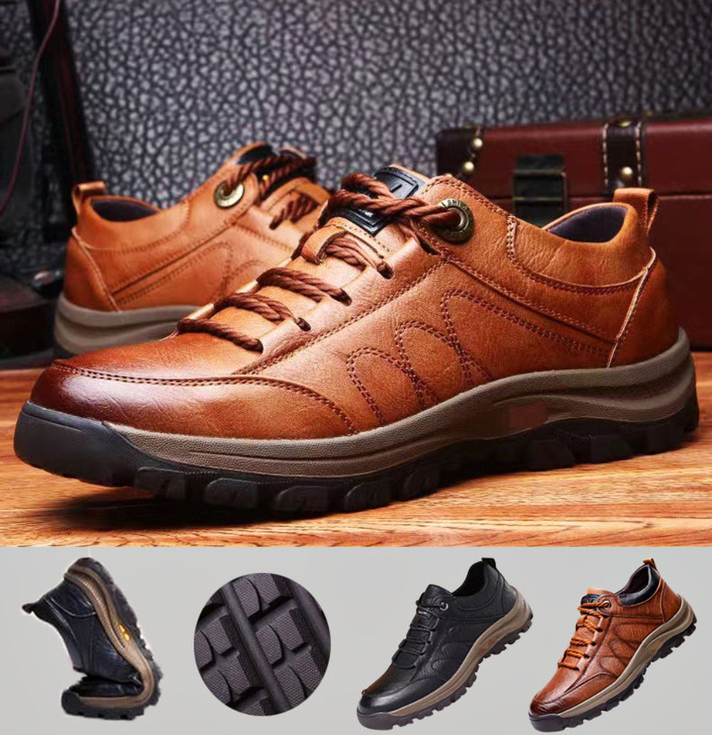Handgenähte Freizeitschuhe für Herren aus echtem Leder - Image 3