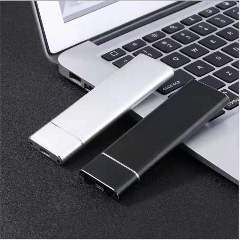 Ekstern SSD-drev USB aluminium lagerplads