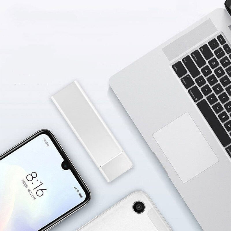 Ekstern SSD-drev USB aluminium lagerplads