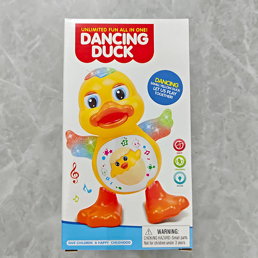 Jouet lumineux dansant canard musical