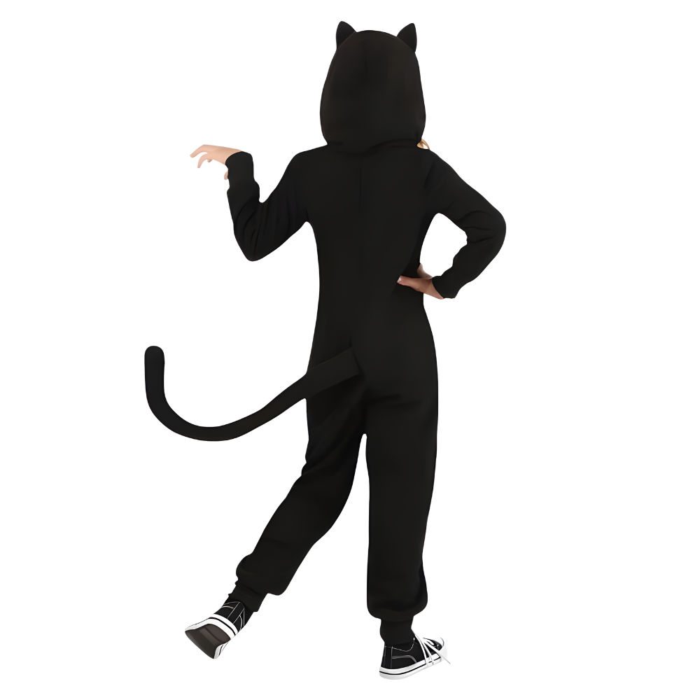 ハロウィン キッズ 猫 コスチューム ワンジー