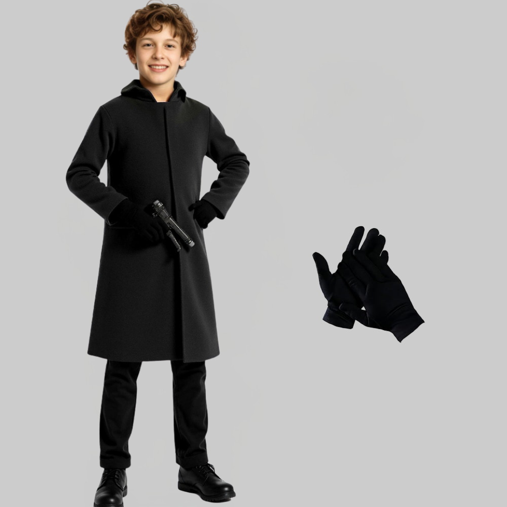 Halloween Cosplay Front Man Costume Polyester Outfit Kids Game Guard Jumpsuit