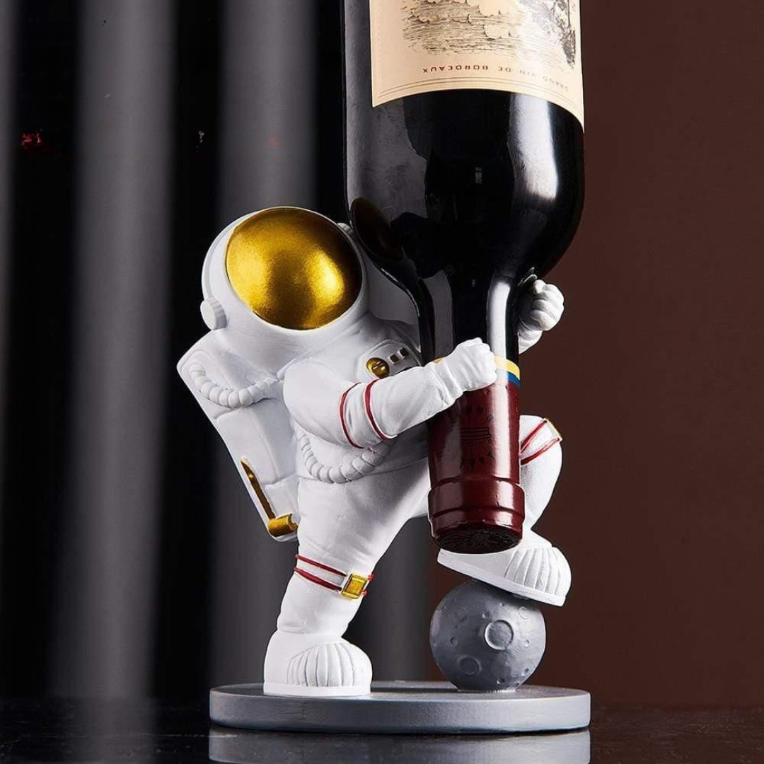 ワインホルダー 樹脂 宇宙飛行士 デコレーション