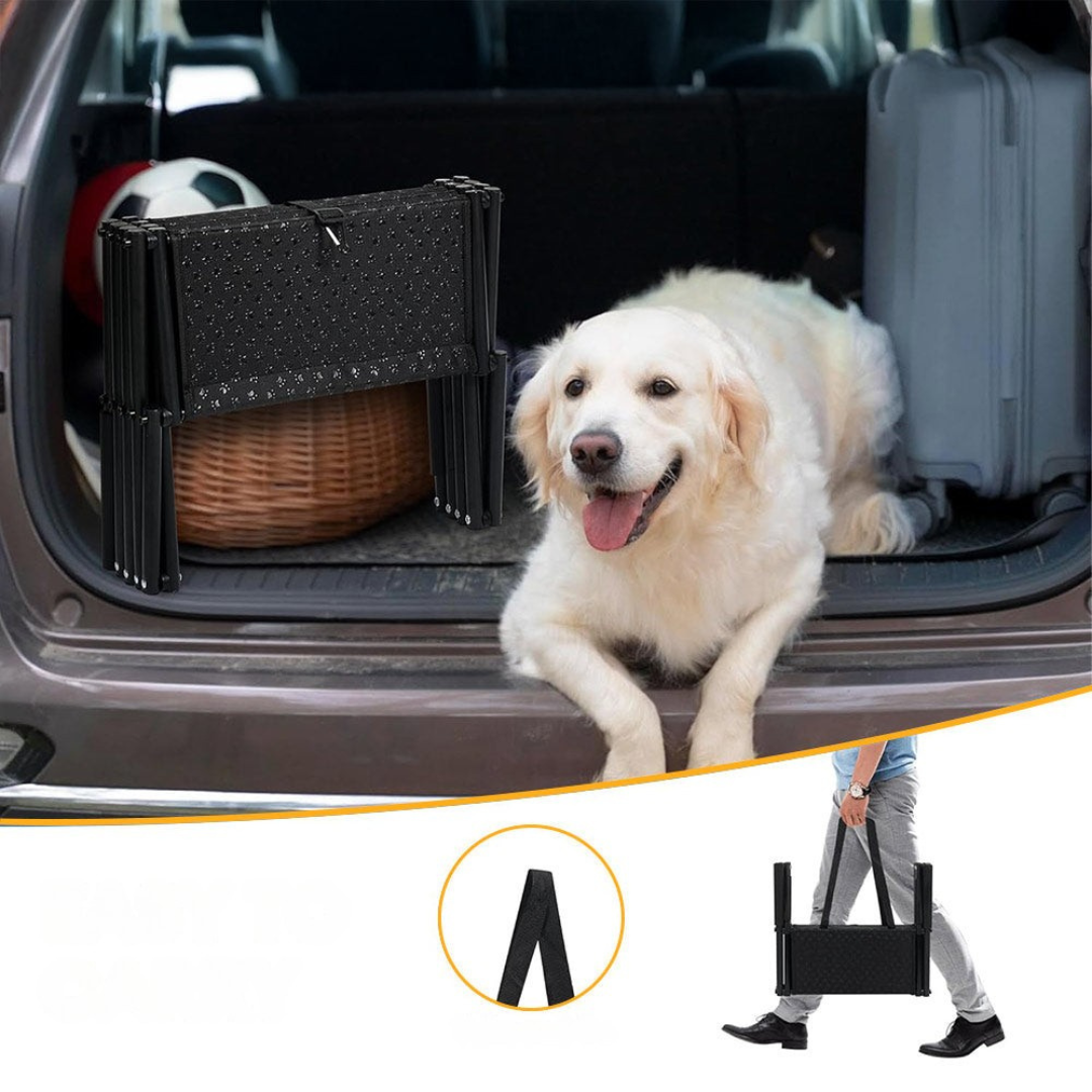 Hundetrin foldbar skridsikker bilrampe trapper