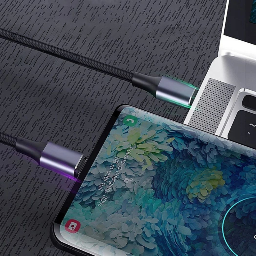 USB kabel rychlé nabíjení opletený kabel