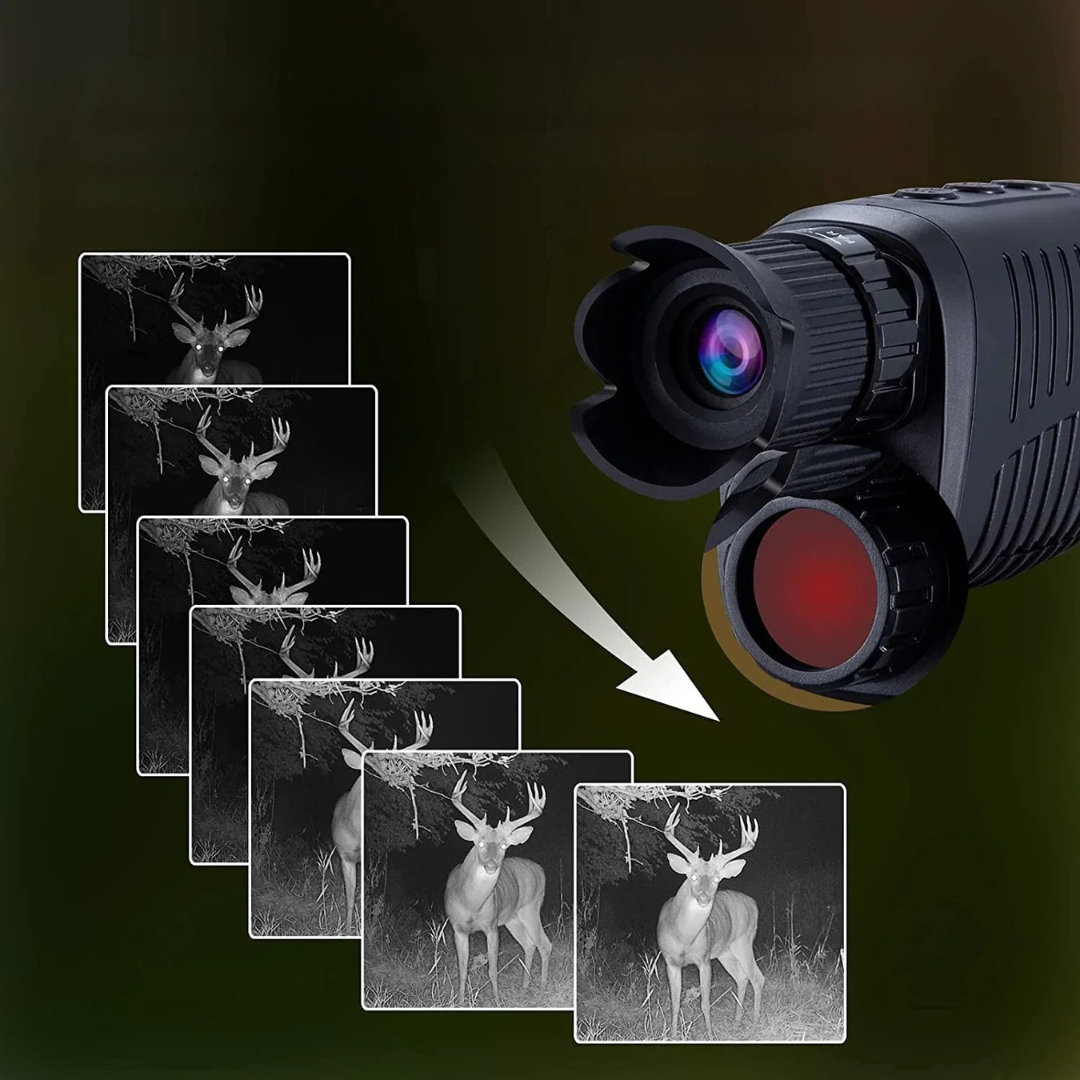 Natkikkertkamera med infrarødt zoomobjektiv