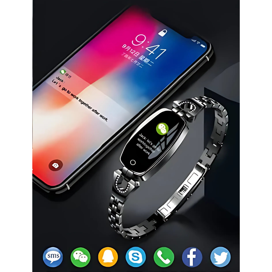 Montre de fitness intelligente pour femmes avec bracelet en bracelet