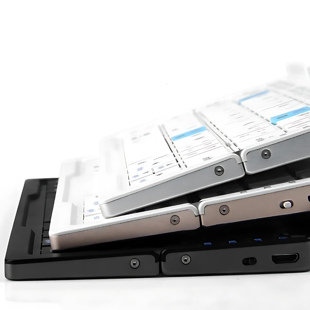 Bluetooth-tastatur med stander til tablet-enheder