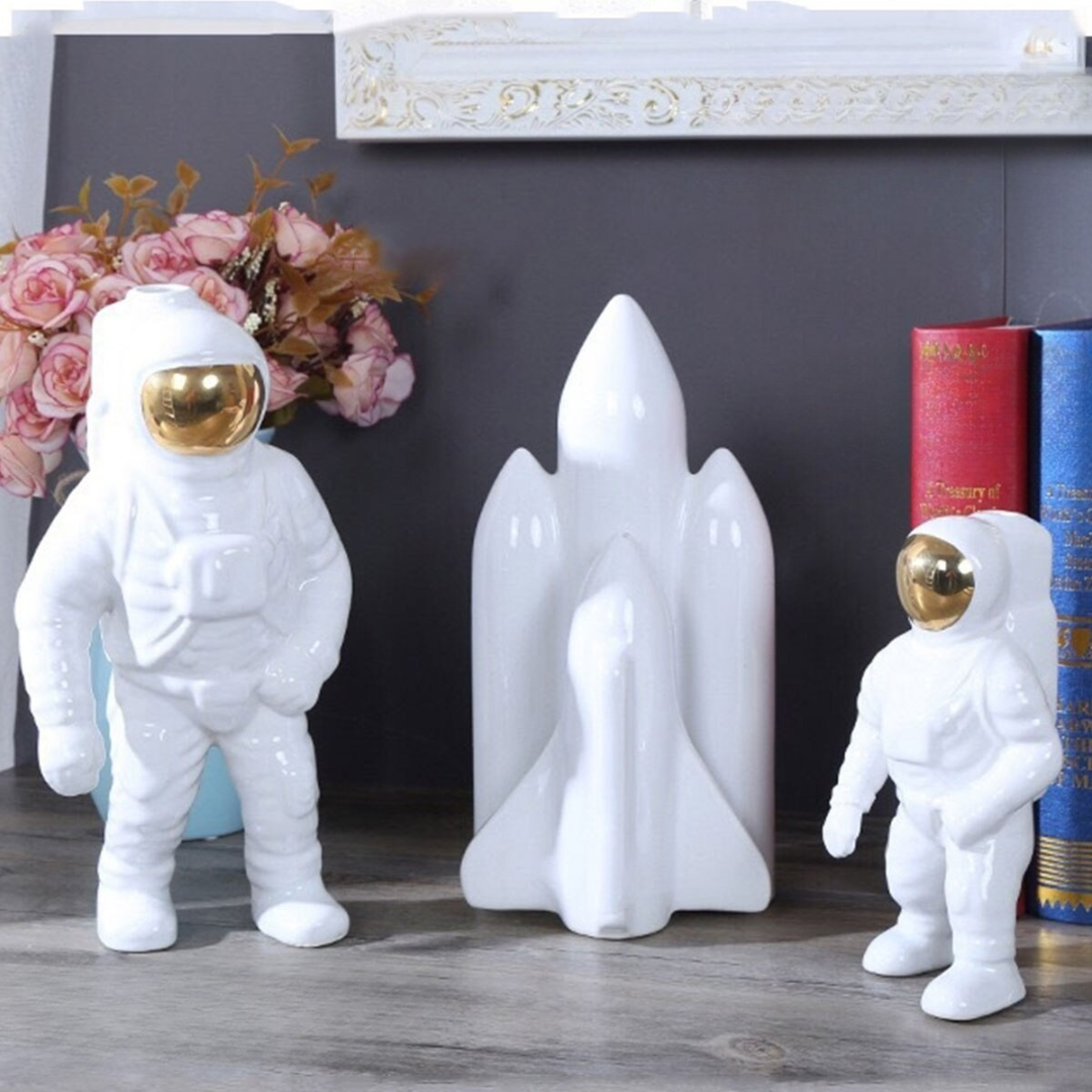 Keramisk Vase Moderne Astronaut Rumskulptur