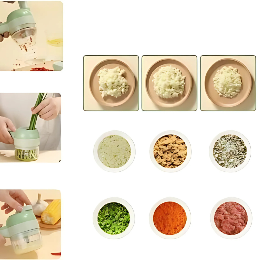 Elektrisk mini grøntsagshakker food processor